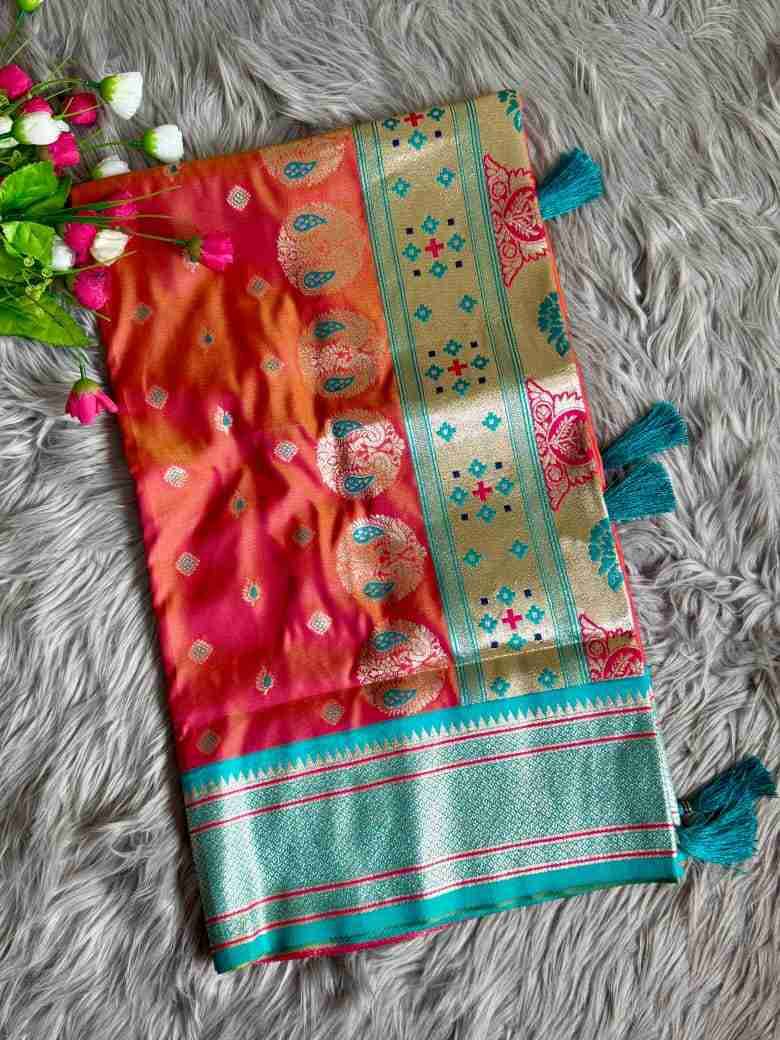 Vv-39 By Fashid Wholesale 01 To 10 Series Indian Traditional Wear Collection Beautiful Stylish Fancy Colorful Party Wear & Occasional Wear Paithani Silk Sarees At Wholesale Price