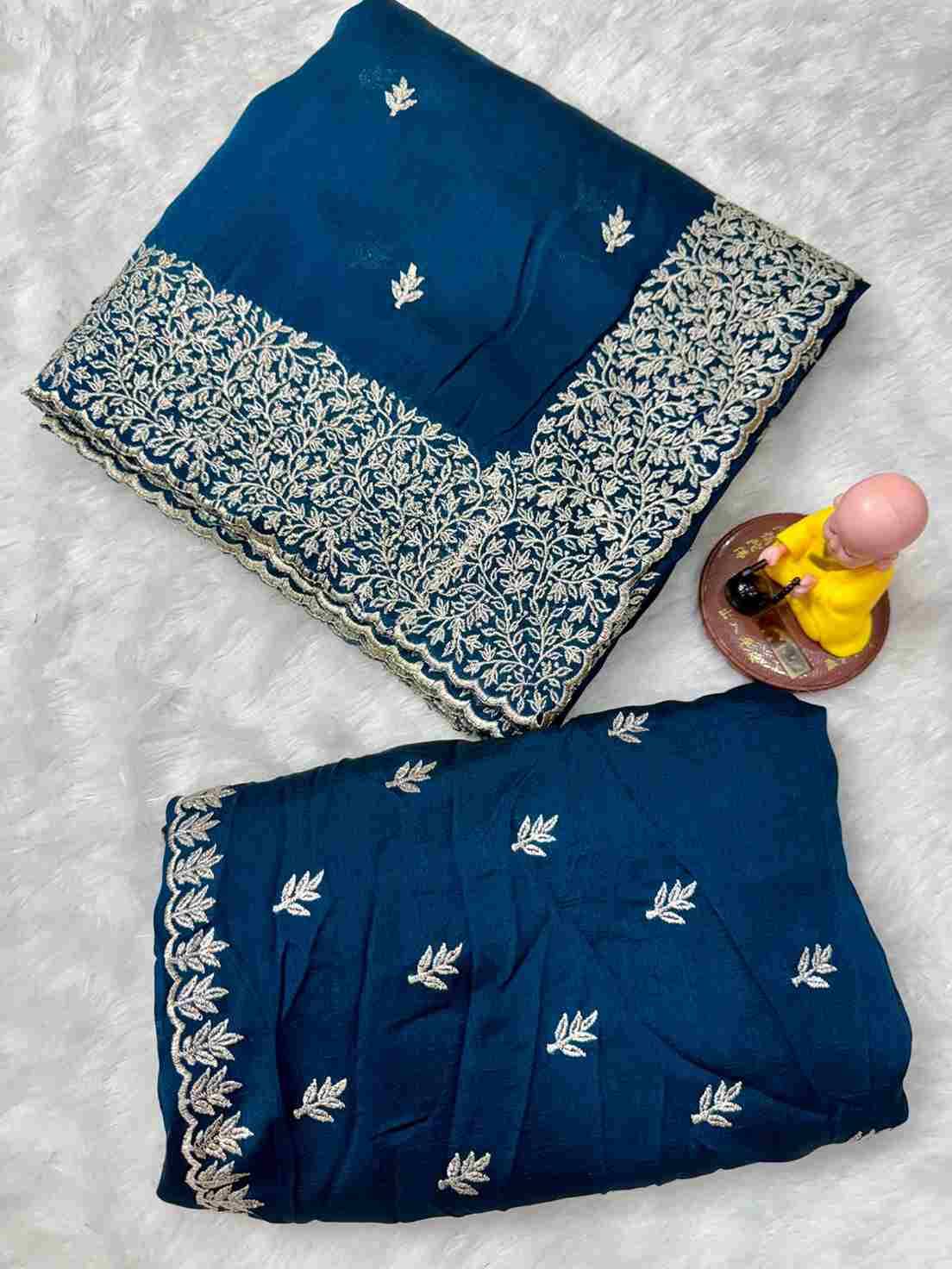 Vs-Olex By Fashid Wholesale 01 To 03 Series Indian Traditional Wear Collection Beautiful Stylish Fancy Colorful Party Wear & Occasional Wear Vichitra Silk Sarees At Wholesale Price