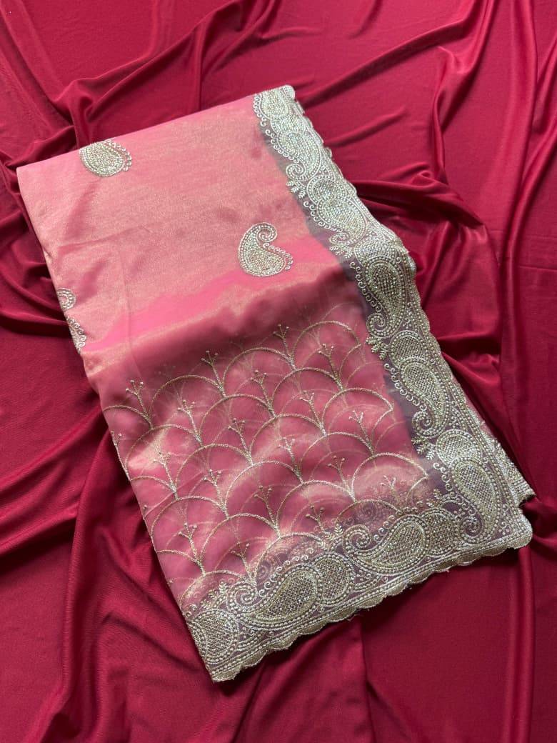 Vt-Jinat By Fashid Wholesale 01 To 06 Series Indian Traditional Wear Collection Beautiful Stylish Fancy Colorful Party Wear & Occasional Wear Pure Zari Tissue Silk Sarees At Wholesale Price