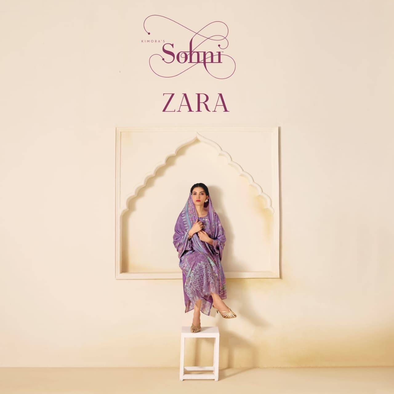 Zara By Sohni 461 To 464 Series Beautiful Suits Colorful Stylish Fancy Casual Wear & Ethnic Wear Pure Muslin Dresses At Wholesale Price