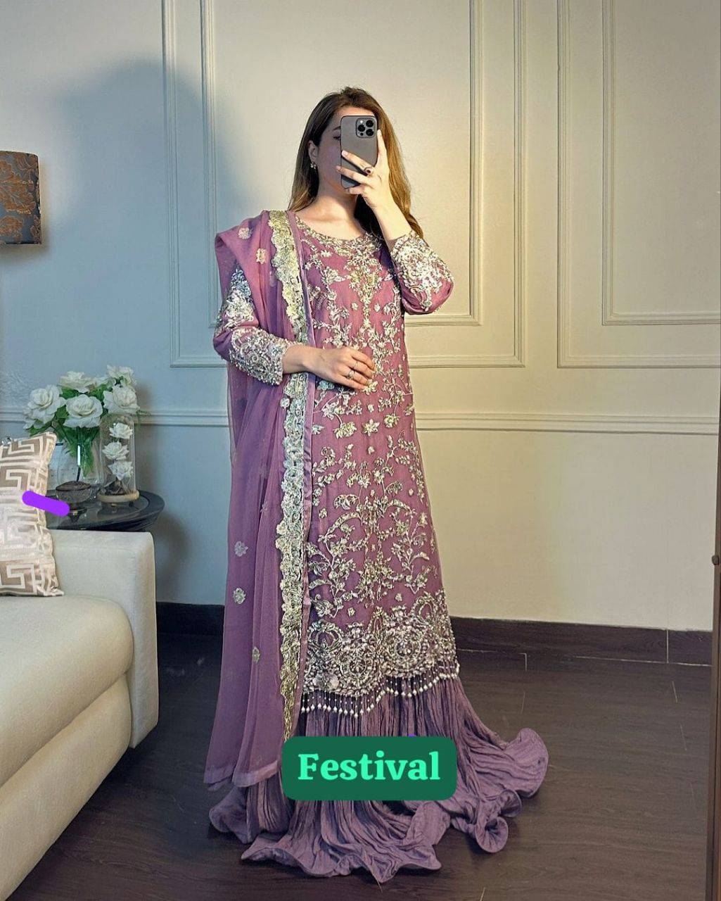 Zd-10081 By Fashid Wholesale Beautiful Colorful Fancy Wedding Collection Occasional Wear & Party Wear Faux Georgette Dresses At Wholesale Price