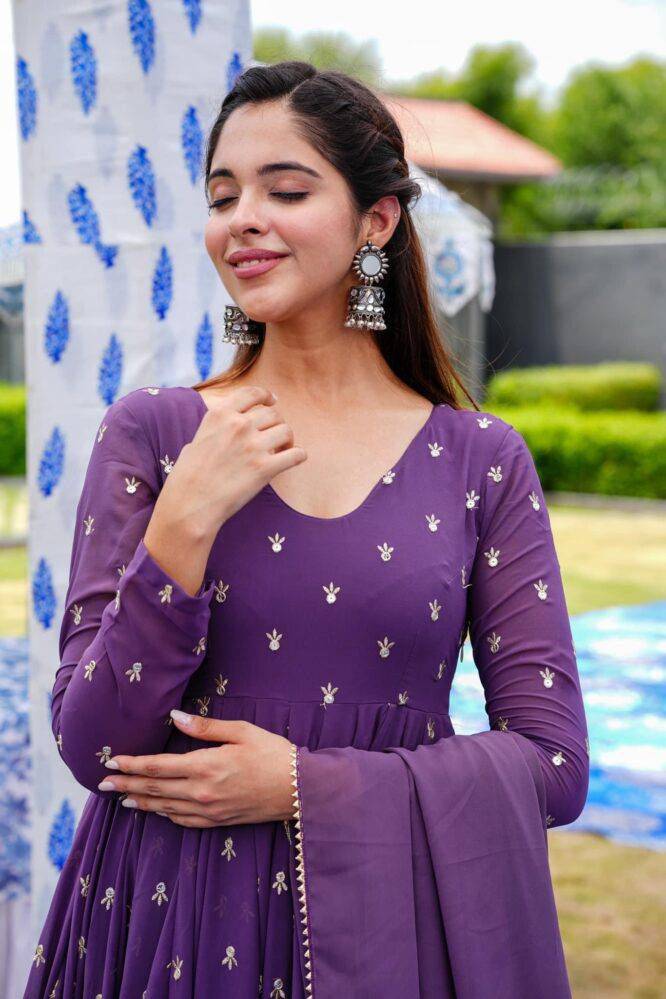 Zd-10057 By Fashid Wholesale Beautiful Festive Suits Colorful Stylish Fancy Casual Wear & Ethnic Wear Faux Georgette Dresses At Wholesale Price