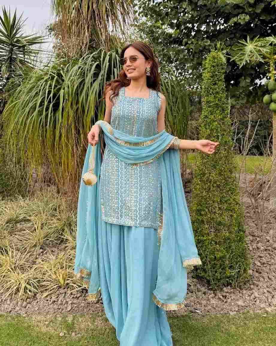 Zd-10010 By Fashid Wholesale 01 To 02 Series Beautiful Suits Stylish Fancy Colorful Party Wear & Occasional Wear Faux Georgette Dresses At Wholesale Price