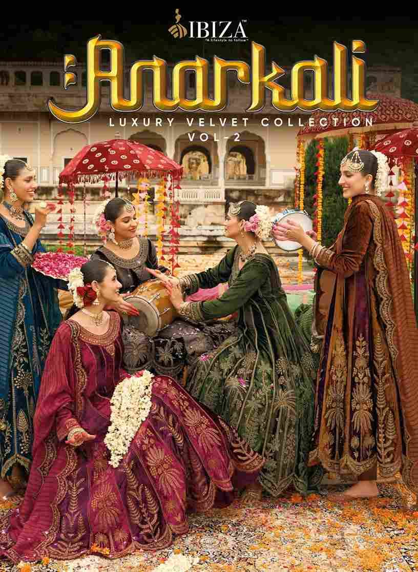 Anarkali Vol-2 By Ibiza 18731 To 18736 Series Beautiful Anarkali Suits Colorful Stylish Fancy Casual Wear & Ethnic Wear Pure Velvet Velvet Dresses At Wholesale Price