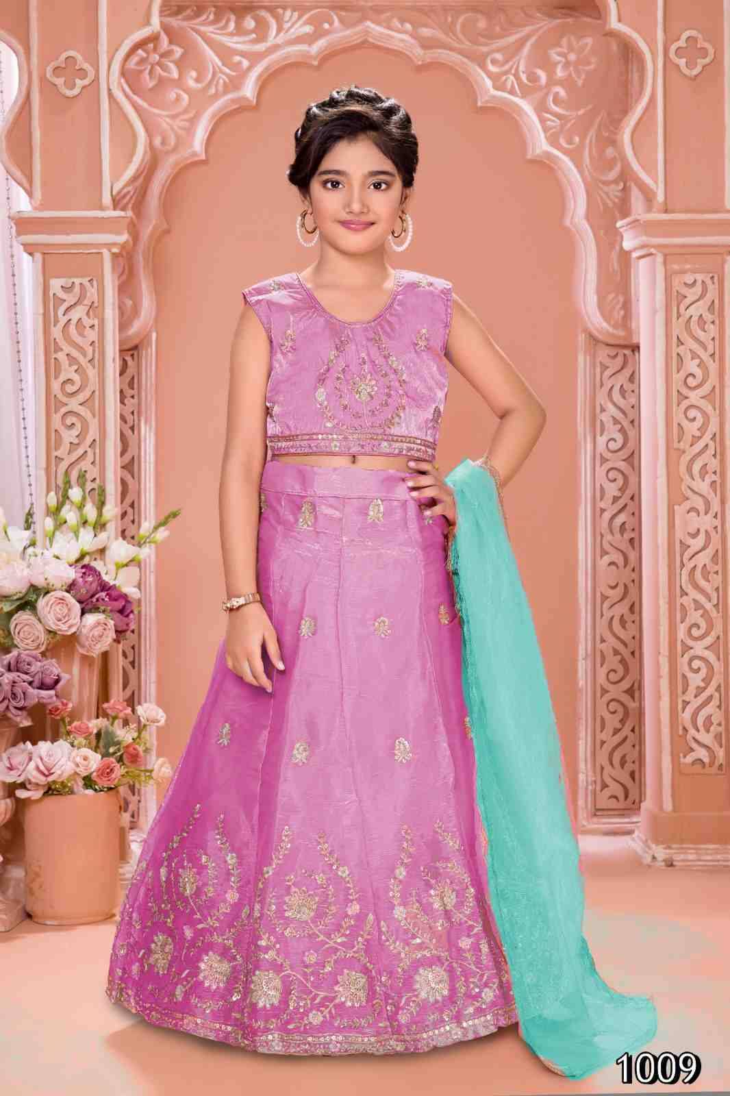 An-Aravi Vol-1 By Fashid Wholesale 1006 To 1009 Series Designer Beautiful Collection Occasional Wear & Party Wear Organza Silk Lehengas At Wholesale Price