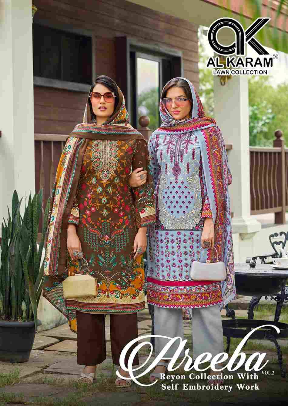 Areeba Vol-2 By Al Karam Lawn Collection 2001 To 2006 Series Beautiful Festive Suits Colorful Stylish Fancy Casual Wear & Ethnic Wear Rayon Cotton Print Dresses At Wholesale Price