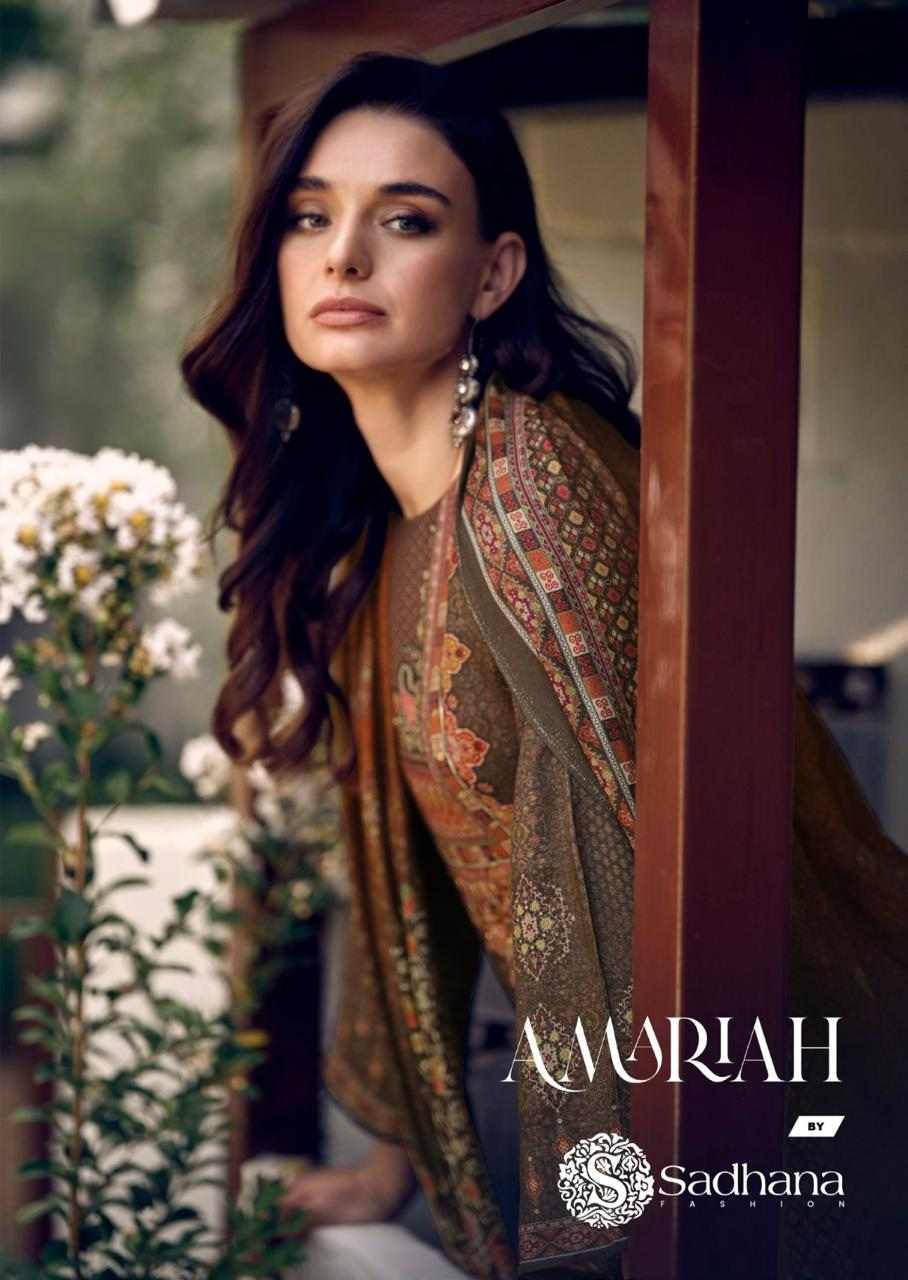 Amariah By Sadhana Fashion 11494 To 11499 Series Designer Festive Suits Beautiful Fancy Stylish Colorful Party Wear & Occasional Wear Pure Viscose Pashmina Print Dresses At Wholesale Price