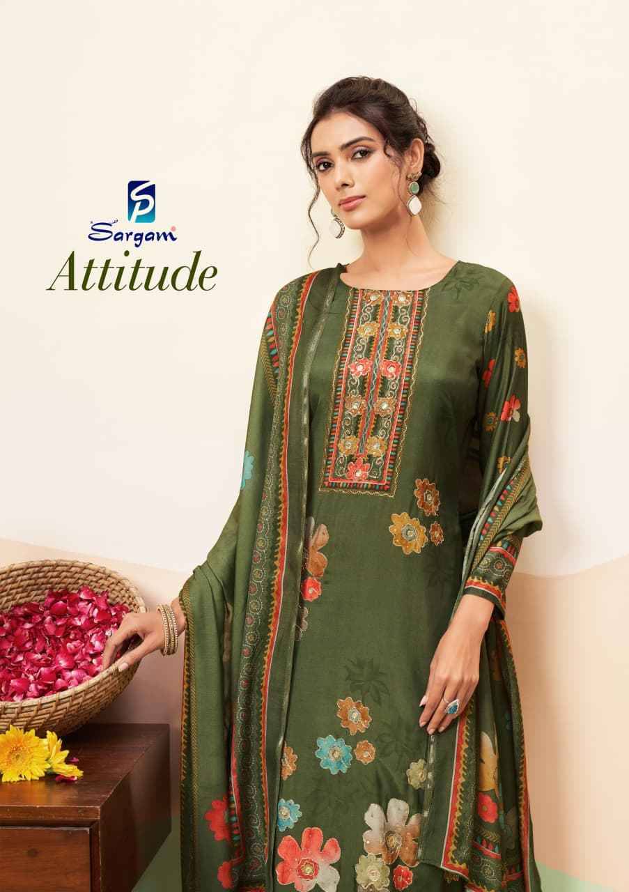 Attitude By Sargam Prints 2728-A To 2728-D Series Beautiful Festive Suits Stylish Fancy Colorful Casual Wear & Ethnic Wear Pure Bemberg Muslin Dresses At Wholesale Price