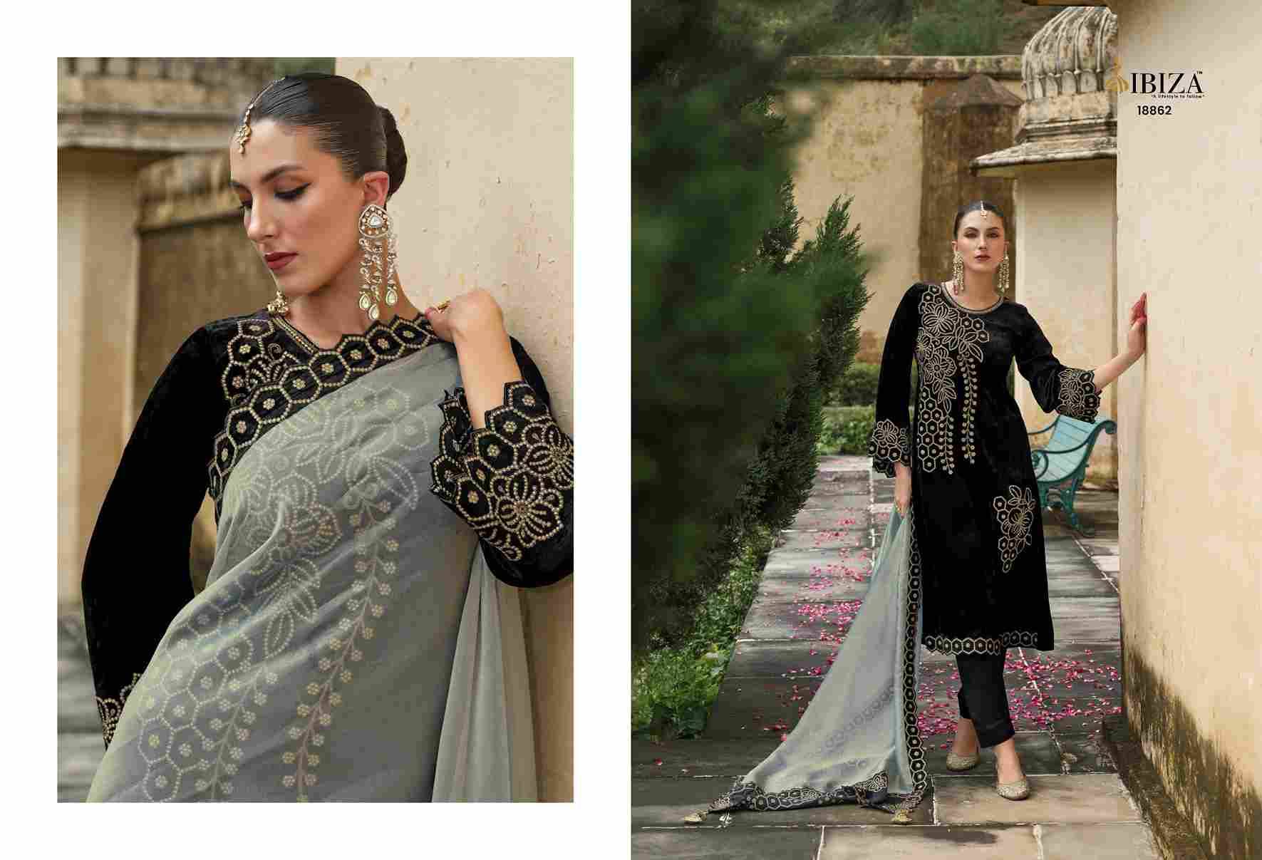 Attar By Ibiza 18861 To 18866 Series Beautiful Festive Suits Colorful Stylish Fancy Casual Wear & Ethnic Wear Pure Viscose Velvet Dresses At Wholesale Price
