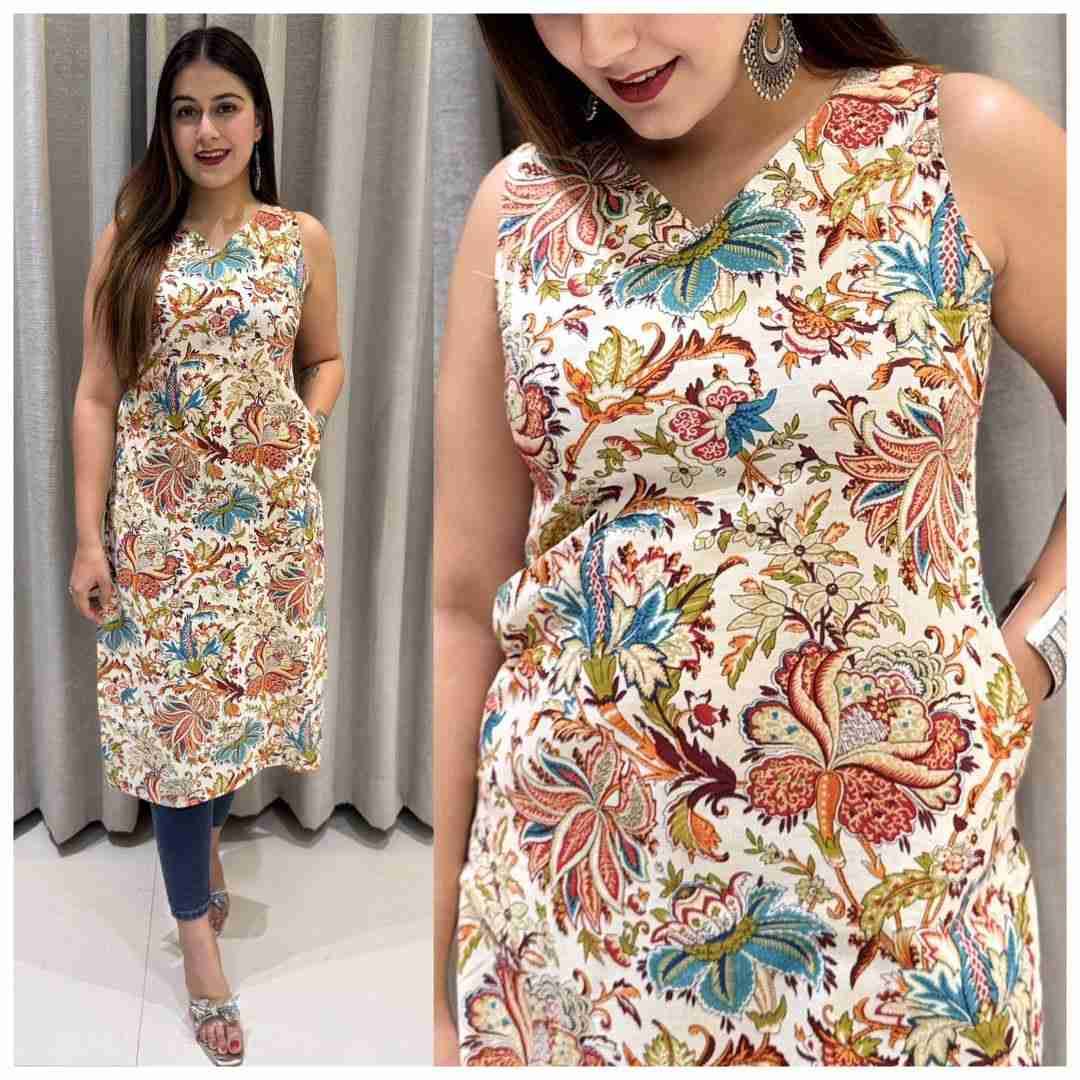 Blush Vol-7 By Kaamiri 01 To 06 Series Designer Stylish Fancy Colorful Beautiful Party Wear & Ethnic Wear Collection Cotton Prints Kurtis At Wholesale Price
