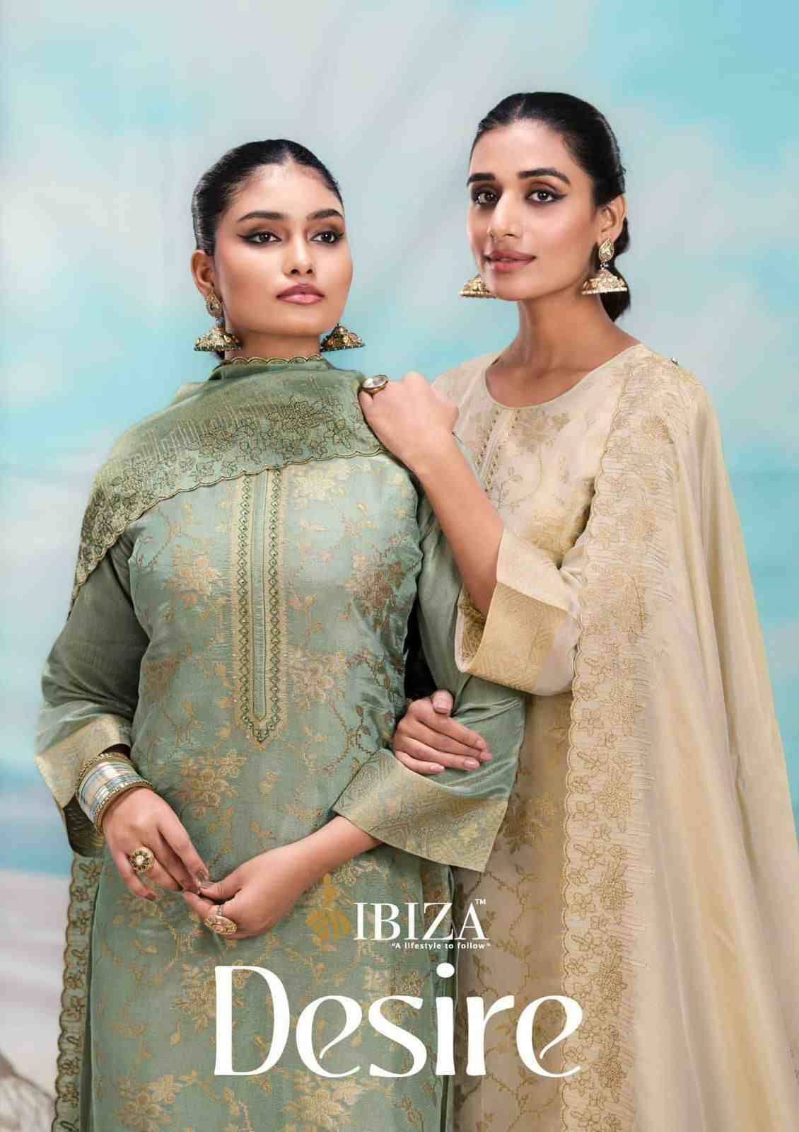 Desire By Ibiza 2211 To 2214 Series Beautiful Festive Suits Colorful Stylish Fancy Casual Wear & Ethnic Wear Pure Silk Jacquard Dresses At Wholesale Price