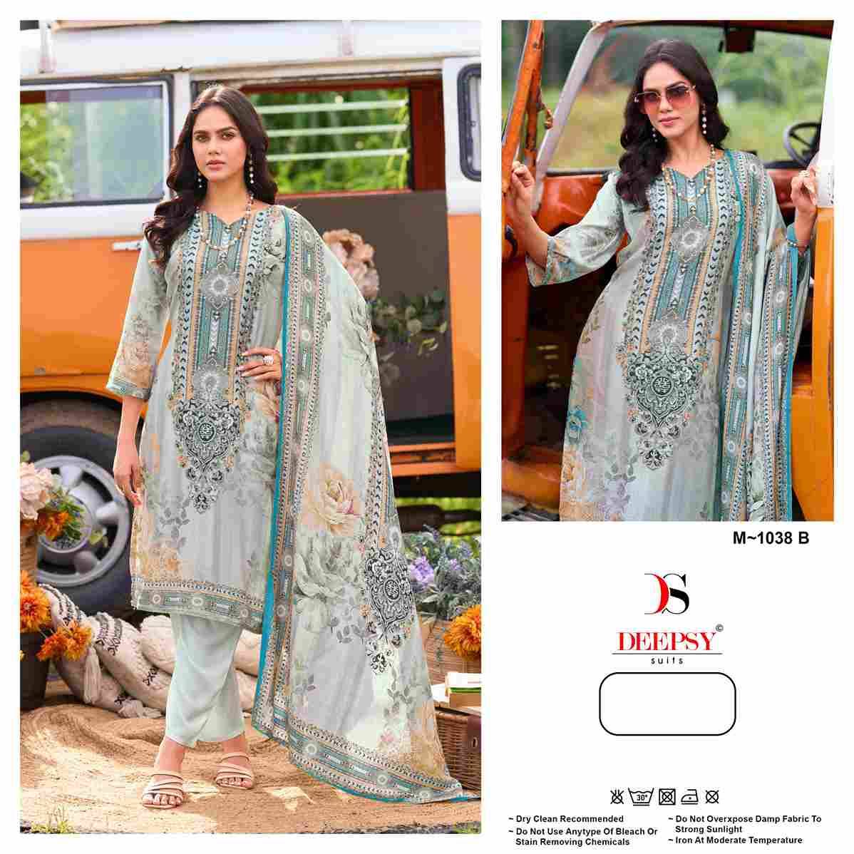 Deepsy Hit Design 1038 Colours By Deepsy Suits 1038-A To 1038-C Series Beautiful Pakistani Suits Colorful Stylish Fancy Casual Wear & Ethnic Wear Pure Viscose Muslin Embroidered Dresses At Wholesale Price