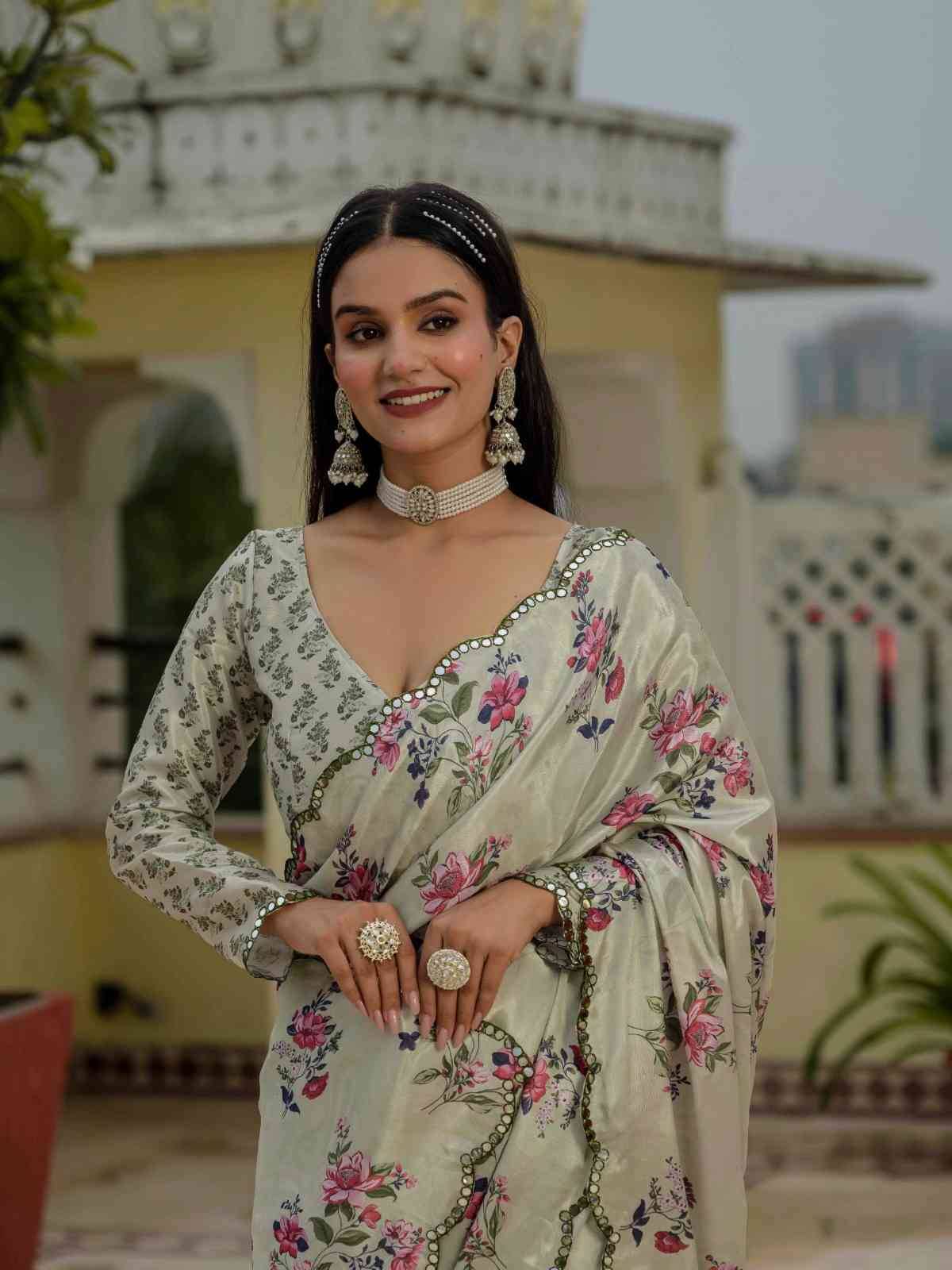 Dc-5 By Fashid Wholesale Indian Traditional Wear Collection Beautiful Stylish Fancy Colorful Party Wear & Occasional Wear Heavy Chinnon Sarees At Wholesale Price