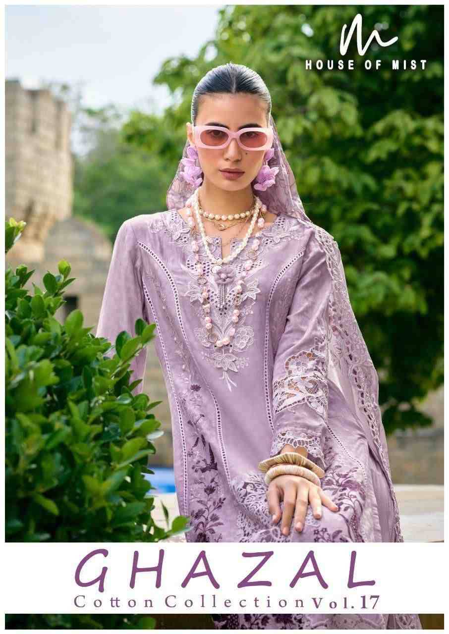 Ghazal Vol-17 By House Of Mist 161 To 166 Series Beautiful Pakistani Suits Colorful Stylish Fancy Casual Wear & Ethnic Wear Pure Cotton Print Dresses At Wholesale Price
