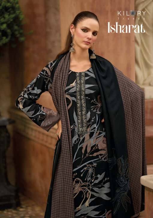 Isharat By Kilory 1881 To 1886 Series Beautiful Festive Suits Colorful Stylish Fancy Casual Wear & Ethnic Wear Pure Viscose Pashmina Dresses At Wholesale Price