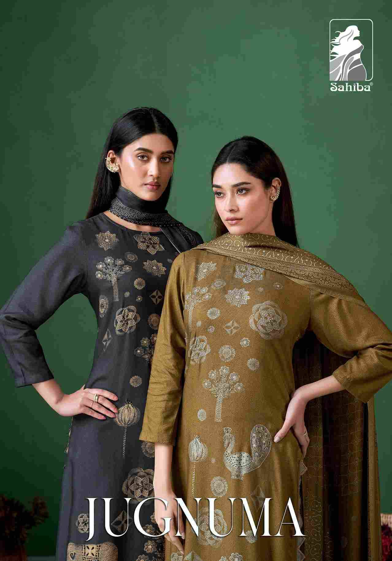 Jugnuma By Sahiba Fabrics Beautiful Festive Suits Colorful Stylish Fancy Casual Wear & Ethnic Wear Pure Pashmina Print Dresses At Wholesale Price
