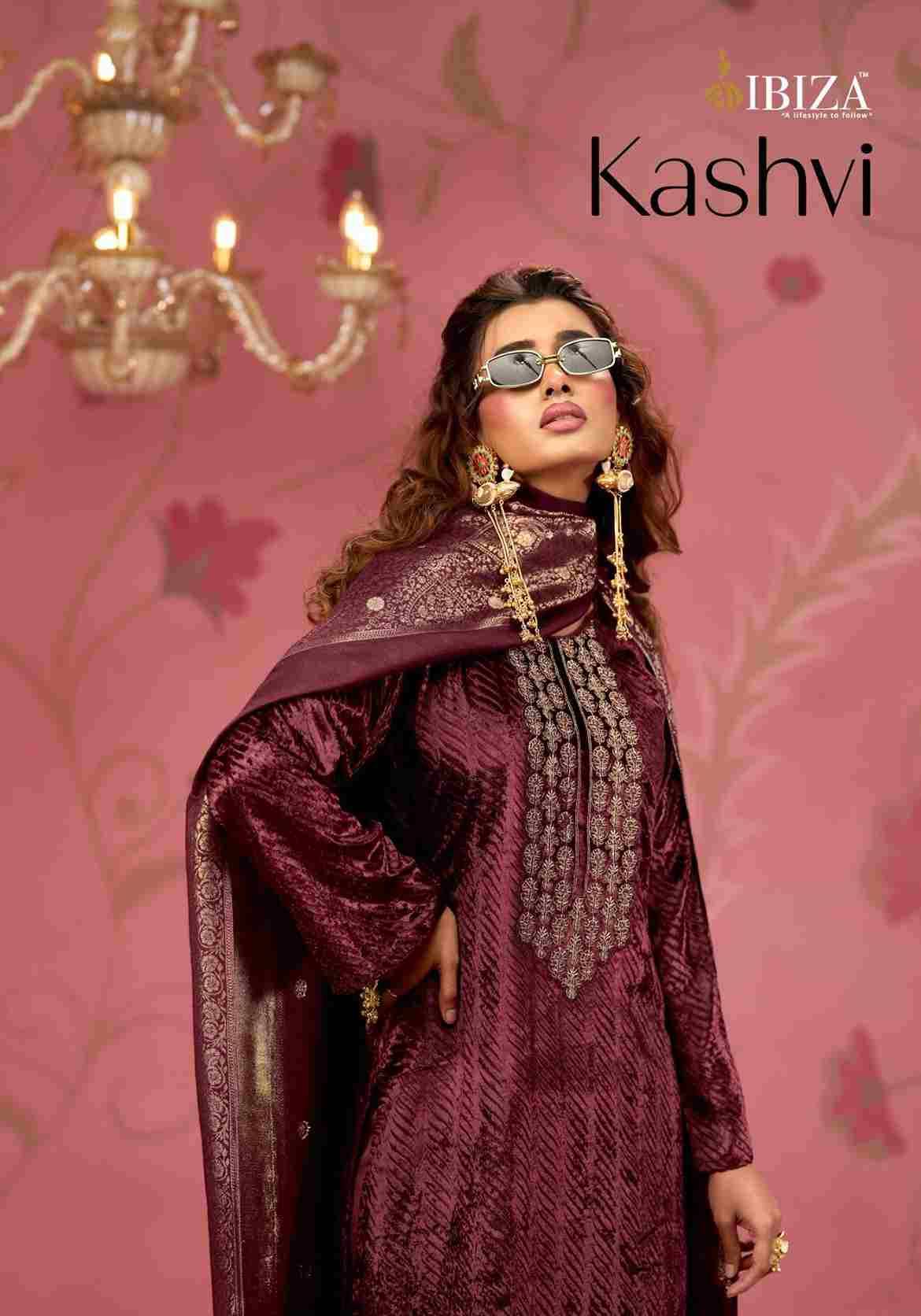 Kashvi By Ibiza 11721 To 11724 Series Beautiful Festive Suits Colorful Stylish Fancy Casual Wear & Ethnic Wear Pure Velvet Dresses At Wholesale Price