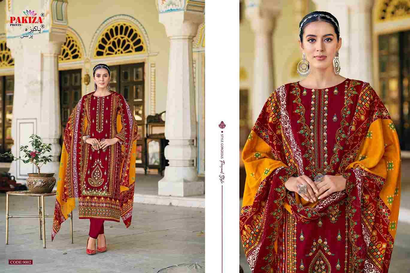 Khushboo Vol-9 By Pakiza Prints 9001 To 9010 Series Beautiful Festive Suits Stylish Fancy Colorful Party Wear & Occasional Wear Lawn Cotton Dresses At Wholesale Price