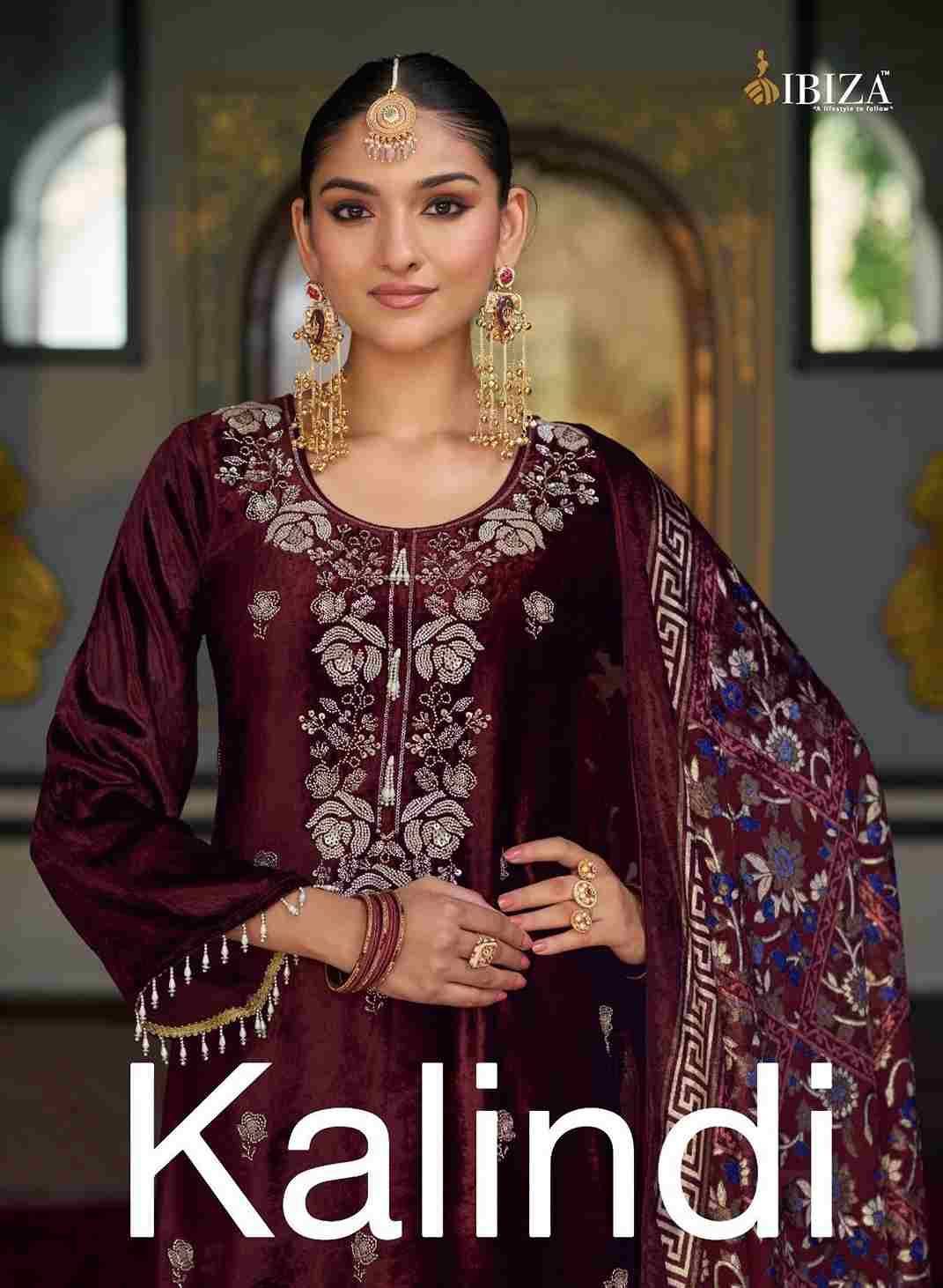 Kalindi By Ibiza 18791 To 18794 Series Beautiful Festive Suits Colorful Stylish Fancy Casual Wear & Ethnic Wear Pure Viscose Velvet Dresses At Wholesale Price