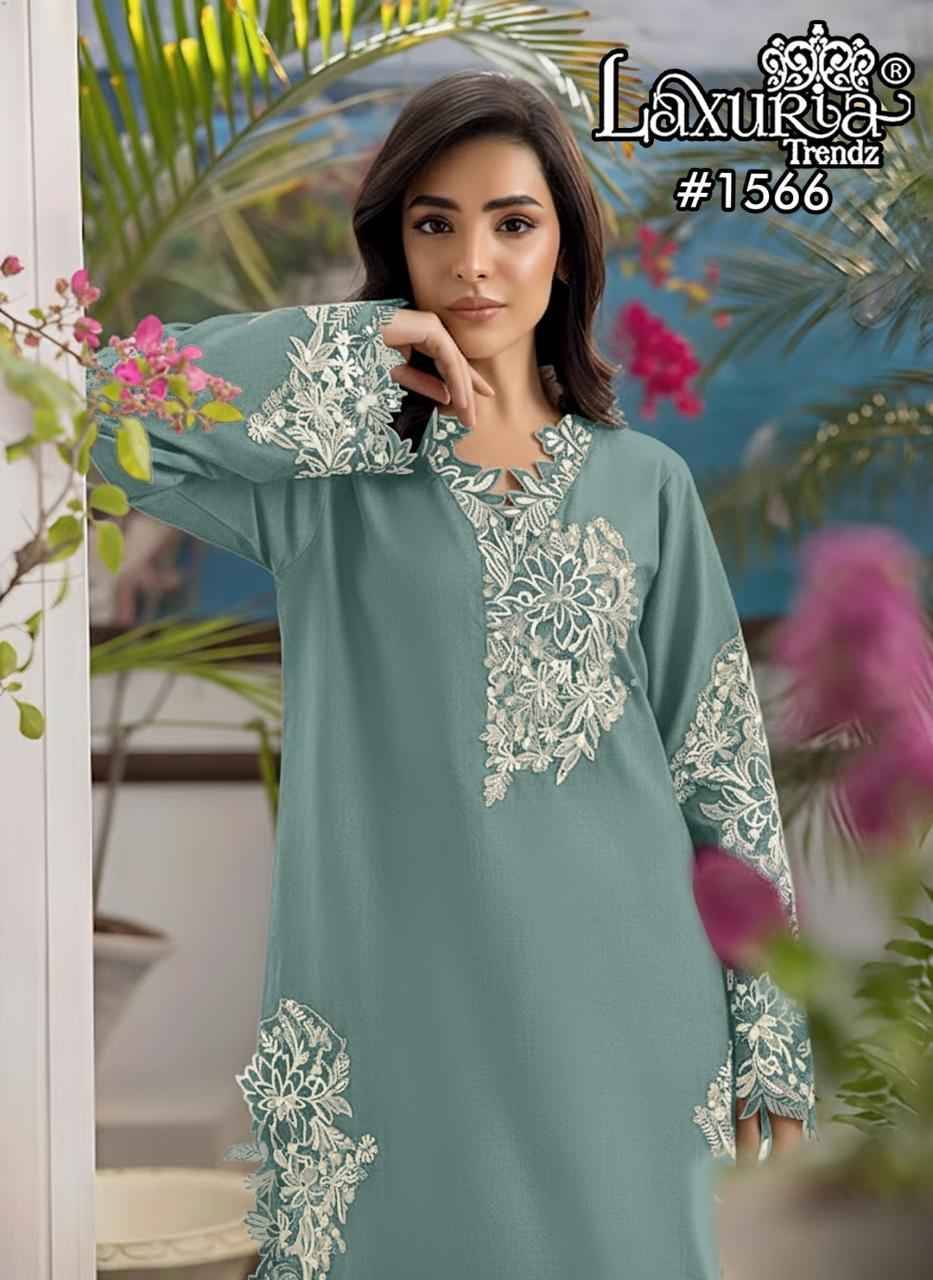 Luxuria Trendz 1566 Colours By Luxuria 1566-A To 1566-B Series Beautiful Pakistani Suits Colorful Stylish Fancy Casual Wear & Ethnic Wear Fancy Dresses At Wholesale Price