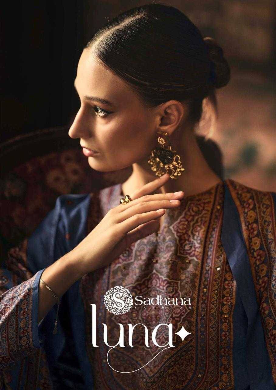 Luna By Sadhana Fashion 11536 To 11541 Series Designer Festive Suits Beautiful Fancy Stylish Colorful Party Wear & Occasional Wear Pure Viscose Pashmina Print Dresses At Wholesale Price