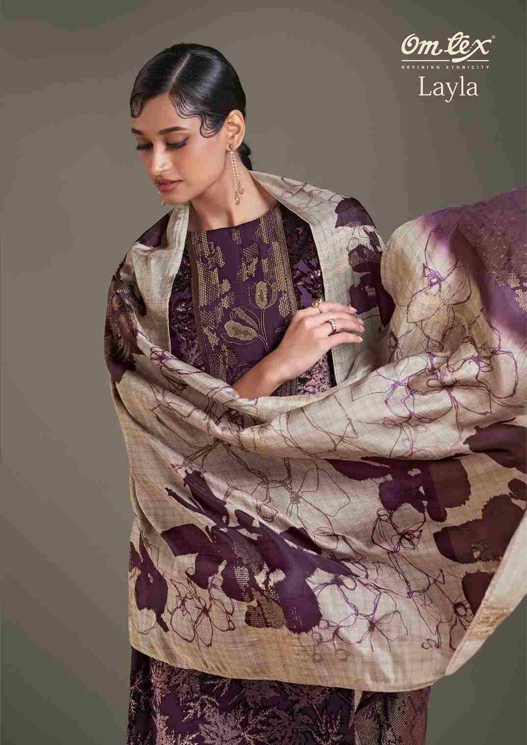Layla By Om Tex 8791-A To 8791-C Series Beautiful Festive Suits Colorful Stylish Fancy Casual Wear & Ethnic Wear Velvet Brasso Dresses At Wholesale Price