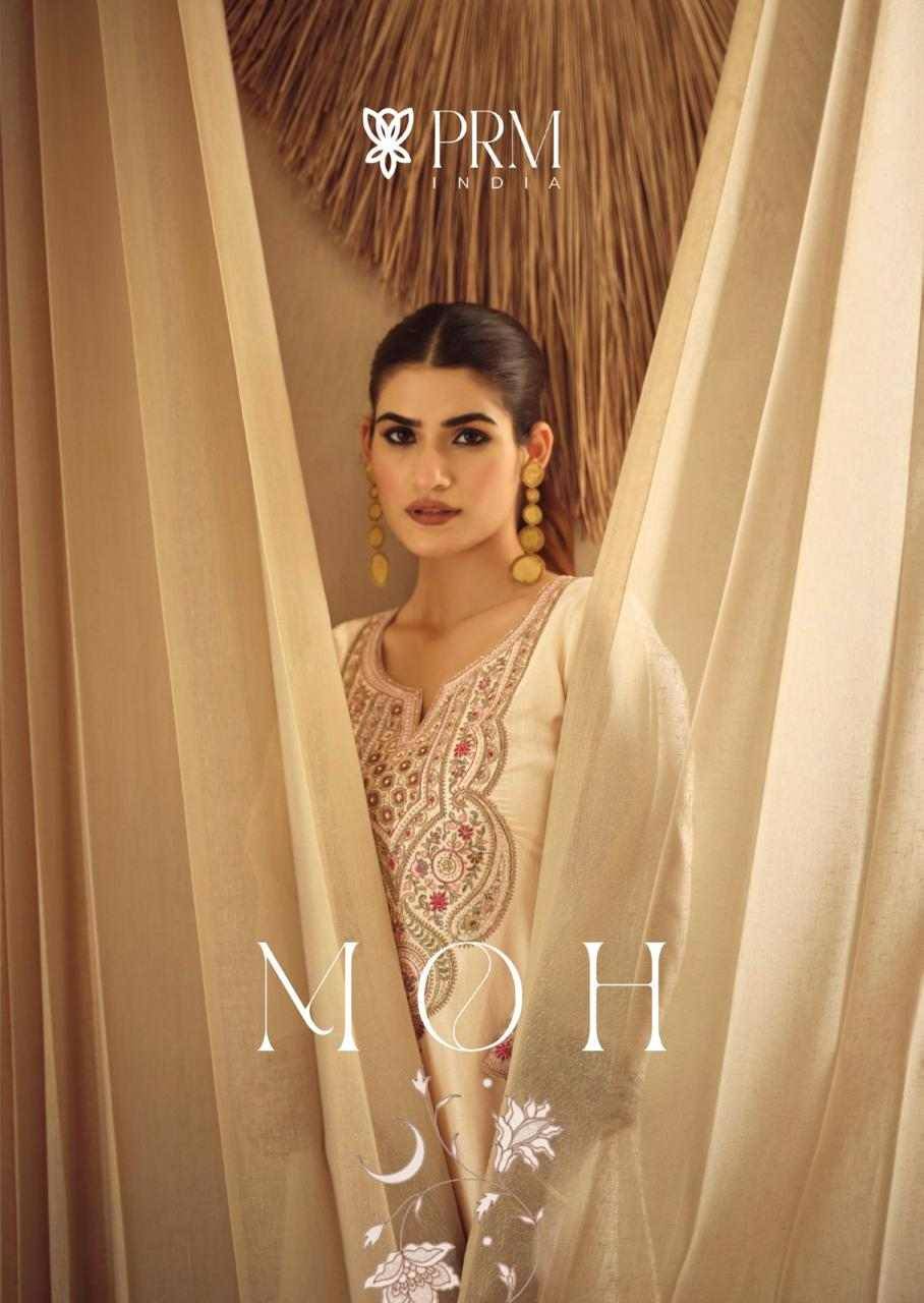 Moh By PRM Trendz 1086 To 1091 Series Beautiful Festive Suits Colorful Stylish Fancy Casual Wear & Ethnic Wear Pure Russian Silk Dresses At Wholesale Price