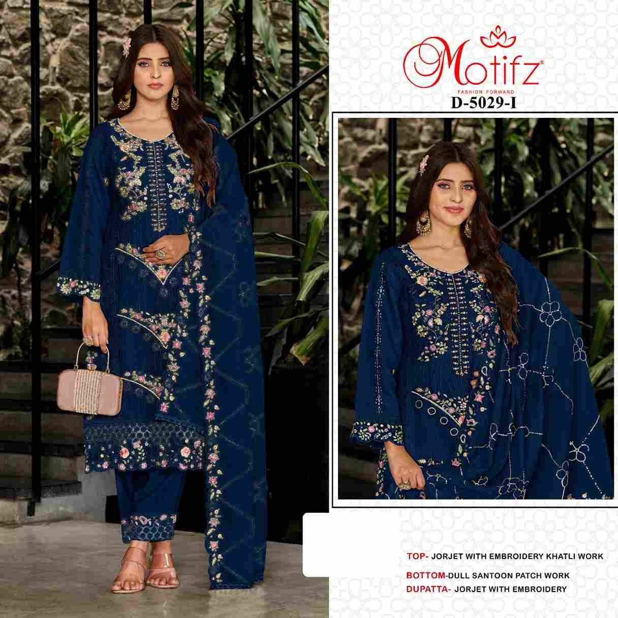 Motifz Hit Design 5029 Colours Vol-3 By Motifz 5029-H To 5029-K Series Beautiful Pakistani Suits Colorful Stylish Fancy Casual Wear & Ethnic Wear Georgette Dresses At Wholesale Price