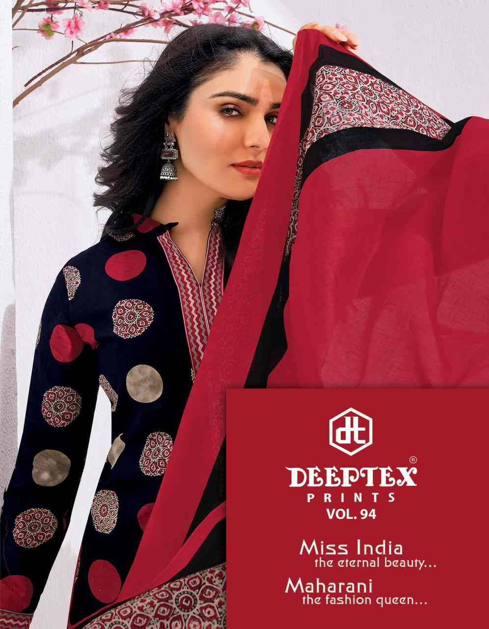 Miss India Vol-94 By Deeptex Prints 9401 To 9416 Series Beautiful Festive Suits Stylish Fancy Colorful Casual Wear & Ethnic Wear Cotton Print Dresses At Wholesale Price
