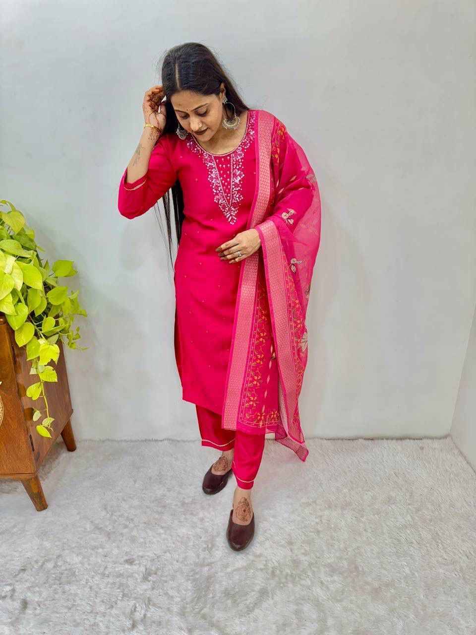 Mb-497 By Fashid Wholesale Beautiful Fancy Colorful Stylish Party Wear & Occasional Wear Premium Gadwal Soft Dresses At Wholesale Price