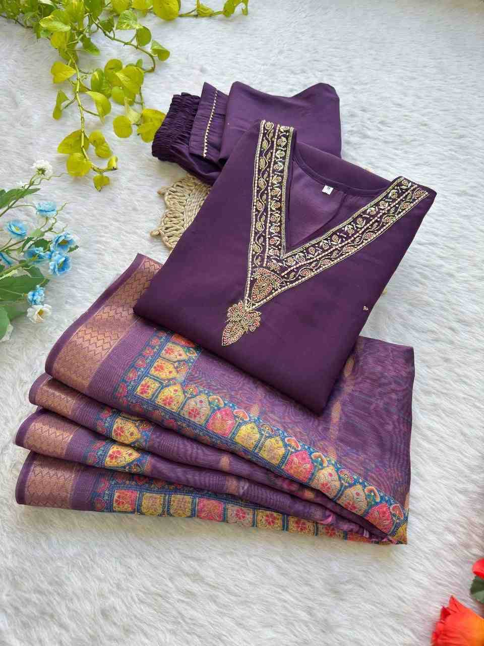 Mb-453 By Fashid Wholesale Beautiful Fancy Colorful Stylish Party Wear & Occasional Wear Premium Roman Silk Dresses At Wholesale Price