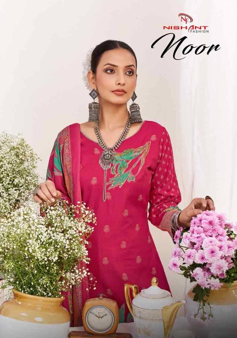 Noor By Nishant Fashion 118-001 To 118-008 Series Beautiful Festive Suits Stylish Fancy Colorful Party Wear & Occasional Wear Viscose Pashmina Dresses At Wholesale Price