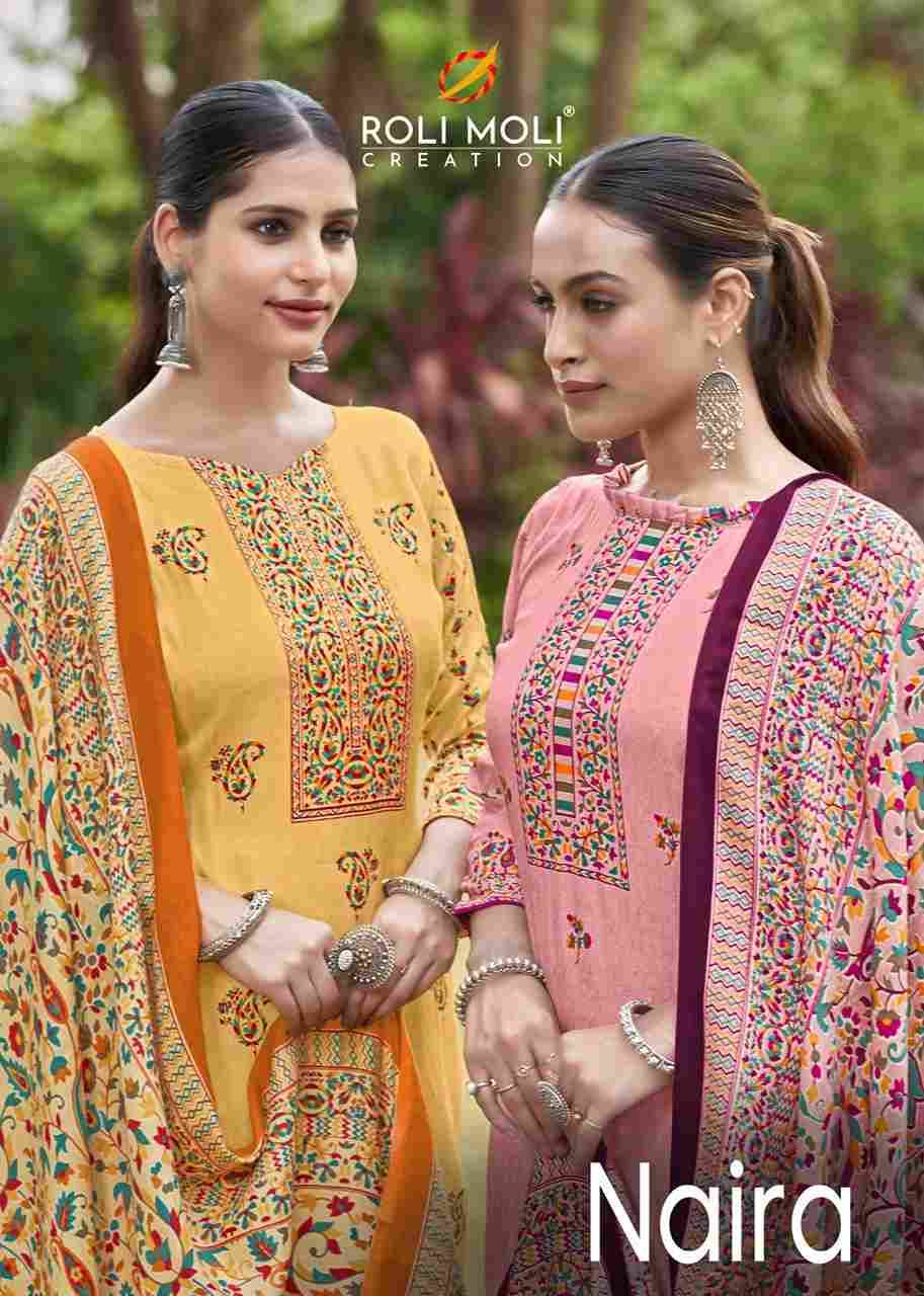 Naira By Roli Moli 1001 To 1008 Series Beautiful Stylish Festive Suits Fancy Colorful Casual Wear & Ethnic Wear & Ready To Wear Pashmina Dresses At Wholesale Price