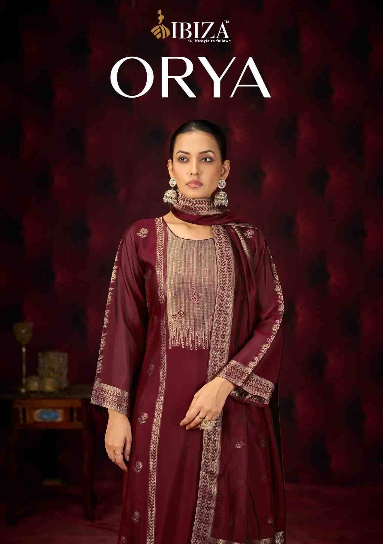 Orya By Ibiza 2721 To 2724 Series Beautiful Festive Suits Colorful Stylish Fancy Casual Wear & Ethnic Wear Pure Bangalori Silk Jacquard Dresses At Wholesale Price