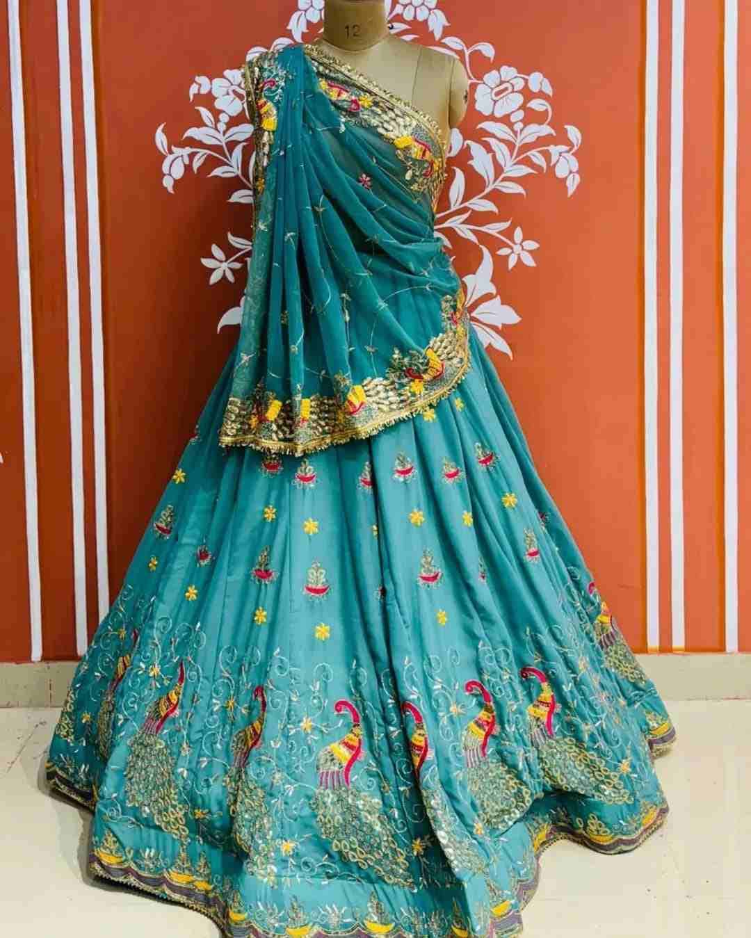 Pc-33 By Fashid Wholesale 01 To 06 Series Wear Collection Beautiful Stylish Colorful Fancy Party Wear & Occasional Wear Heavy Georgette Lehengas At Wholesale Price