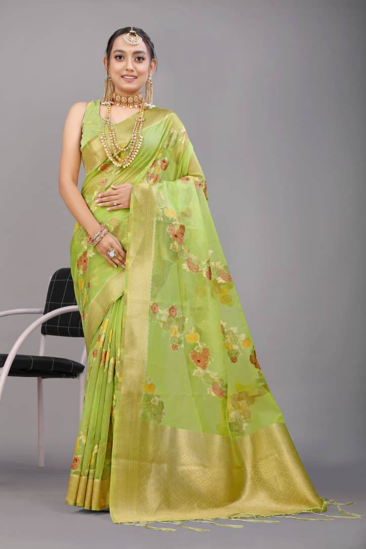Pt-Virasat By Fashid Wholesale 01 To 04 Series Indian Traditional Wear Collection Beautiful Stylish Fancy Colorful Party Wear & Occasional Wear Pure Organza Silk Sarees At Wholesale Price