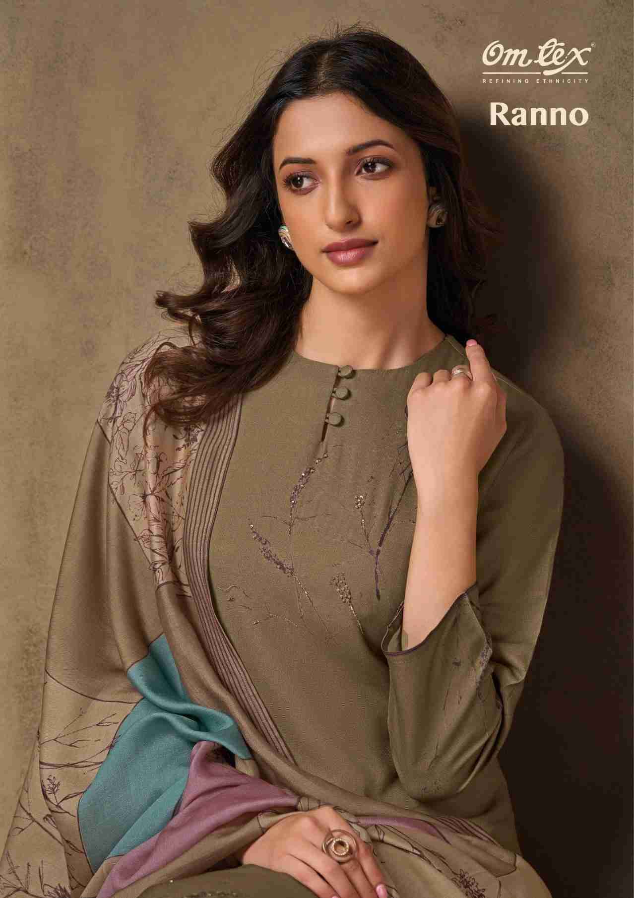 Ranno By Om Tex 8581-A To 8581-D Series Beautiful Festive Suits Colorful Stylish Fancy Casual Wear & Ethnic Wear Pure Pashmina Dresses At Wholesale Price