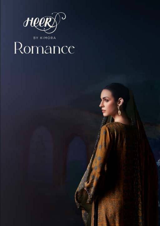 Romance By Kimora Fashion 9831 To 9836 Series Designer Festive Suits Collection Beautiful Stylish Fancy Colorful Party Wear & Occasional Wear Pure Muslin Dresses At Wholesale Price