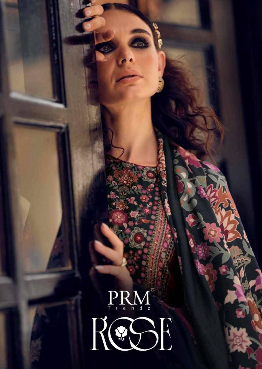 Rose By PRM Trendz 12131 To 12136 Series Beautiful Festive Suits Colorful Stylish Fancy Casual Wear & Ethnic Wear Pure Viscose Pashmina Dresses At Wholesale Price