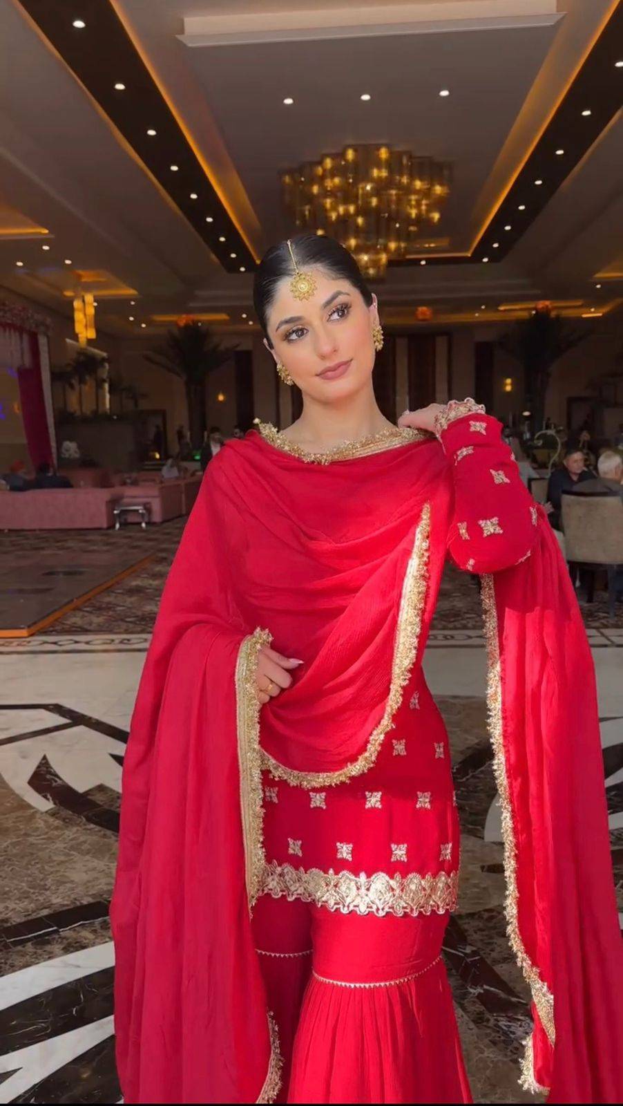 R-5933 By Fashid Wholesale Beautiful Sharara Festive Suits Colorful Stylish Fancy Casual Wear & Ethnic Wear Faux Georgette Dresses At Wholesale Price