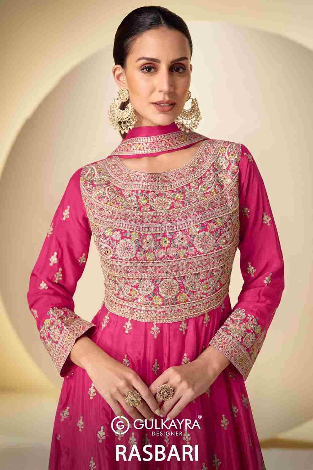 Rasbari By Gulkayra Designer 7626-A To 7626-C Series Beautiful Festive Suits Stylish Colorful Fancy Casual Wear & Ethnic Wear Chinnon Dresses At Wholesale Price