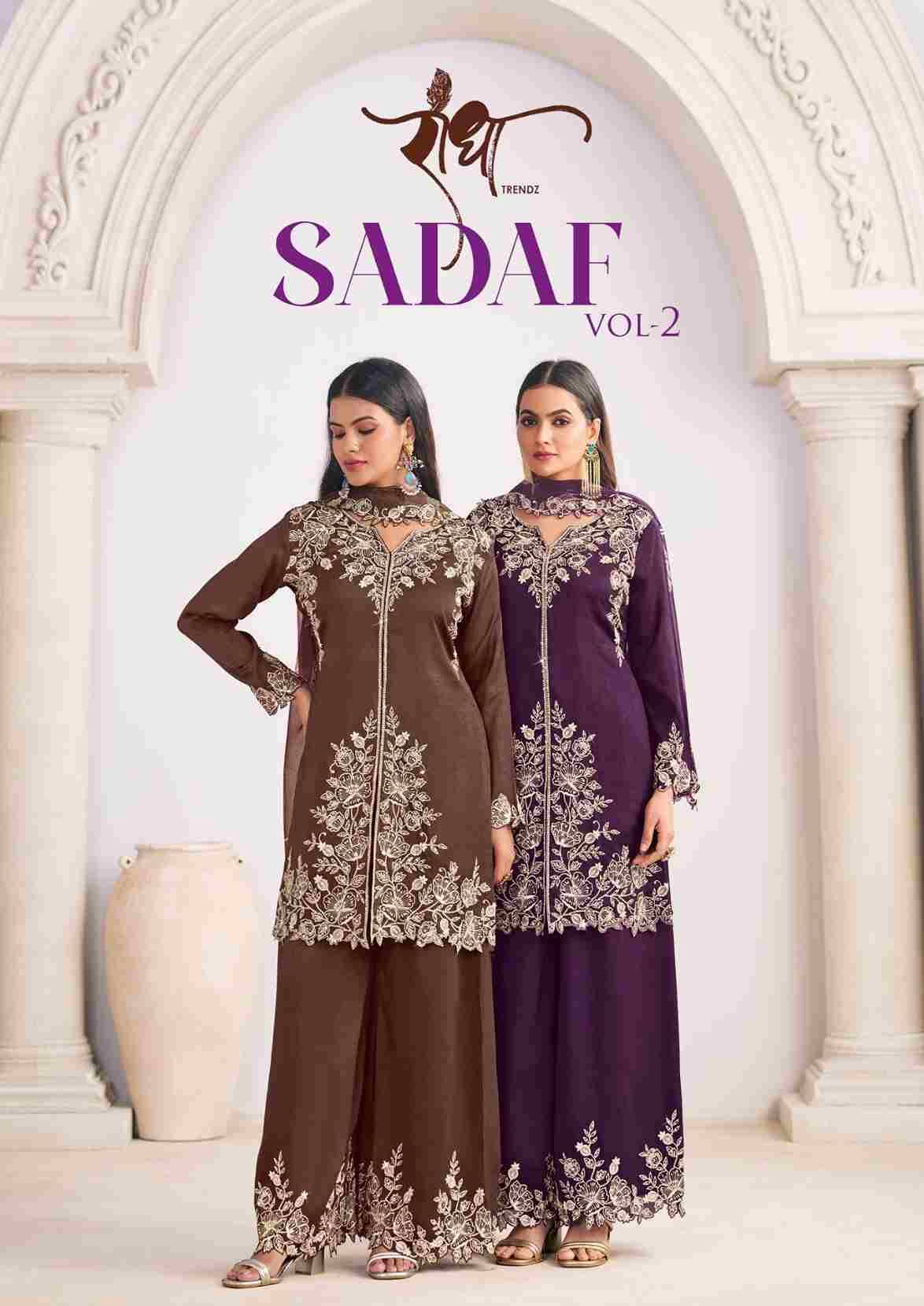 Sadaf Vol-2 By Radha Trendz 5061 To 5064 Series Festive Suits Beautiful Fancy Colorful Stylish Party Wear & Occasional Wear Premium Silk Dresses At Wholesale Price