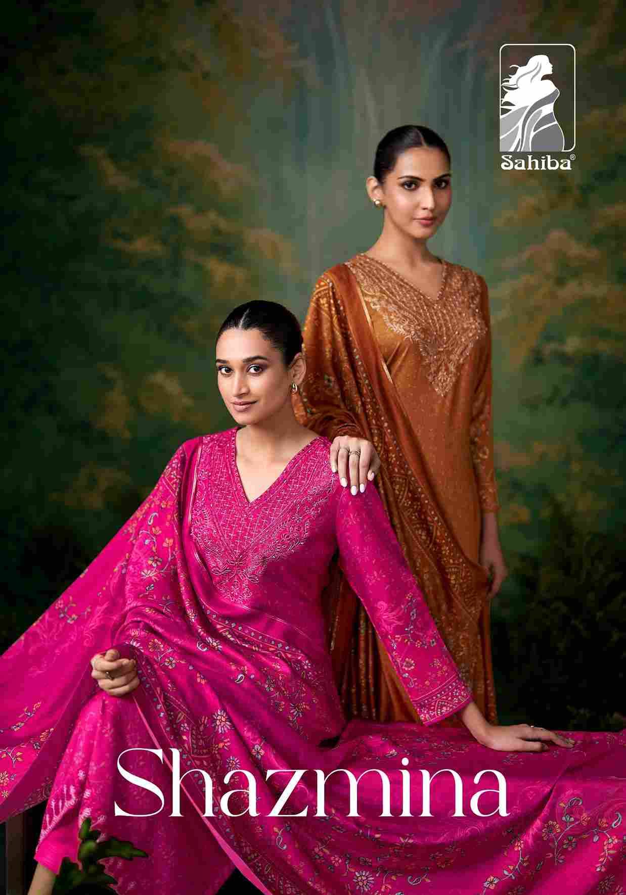 Shazmina By Sahiba Fabrics Beautiful Festive Suits Colorful Stylish Fancy Casual Wear & Ethnic Wear Pure Pashmina Print Dresses At Wholesale Price