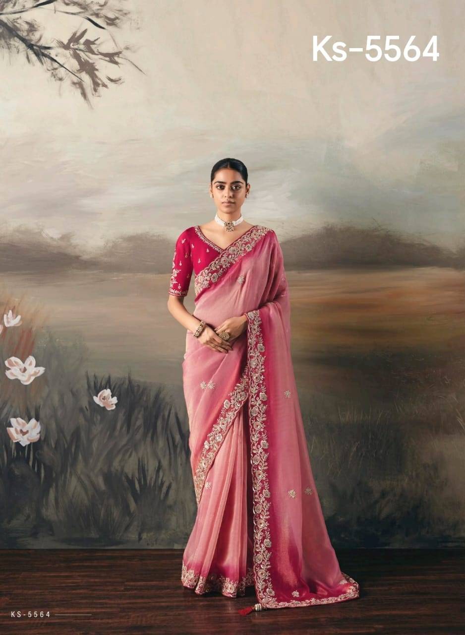 Silsila By Kimora Fashion 5561 To 5571 Series Indian Traditional Wear Collection Beautiful Stylish Fancy Colorful Party Wear & Occasional Wear Fancy Sarees At Wholesale Price