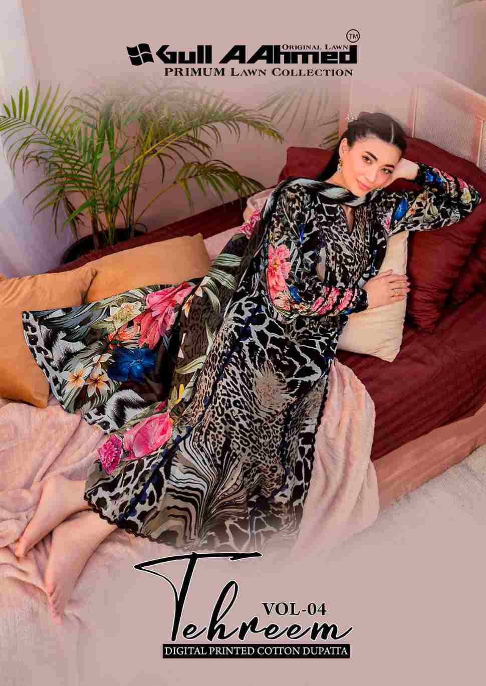 Tehreem Vol-4 By Gull Aahmed 4001 To 4006 Series Beautiful Festive Suits Stylish Fancy Colorful Casual Wear & Ethnic Wear Pure Lawn Dresses At Wholesale Price