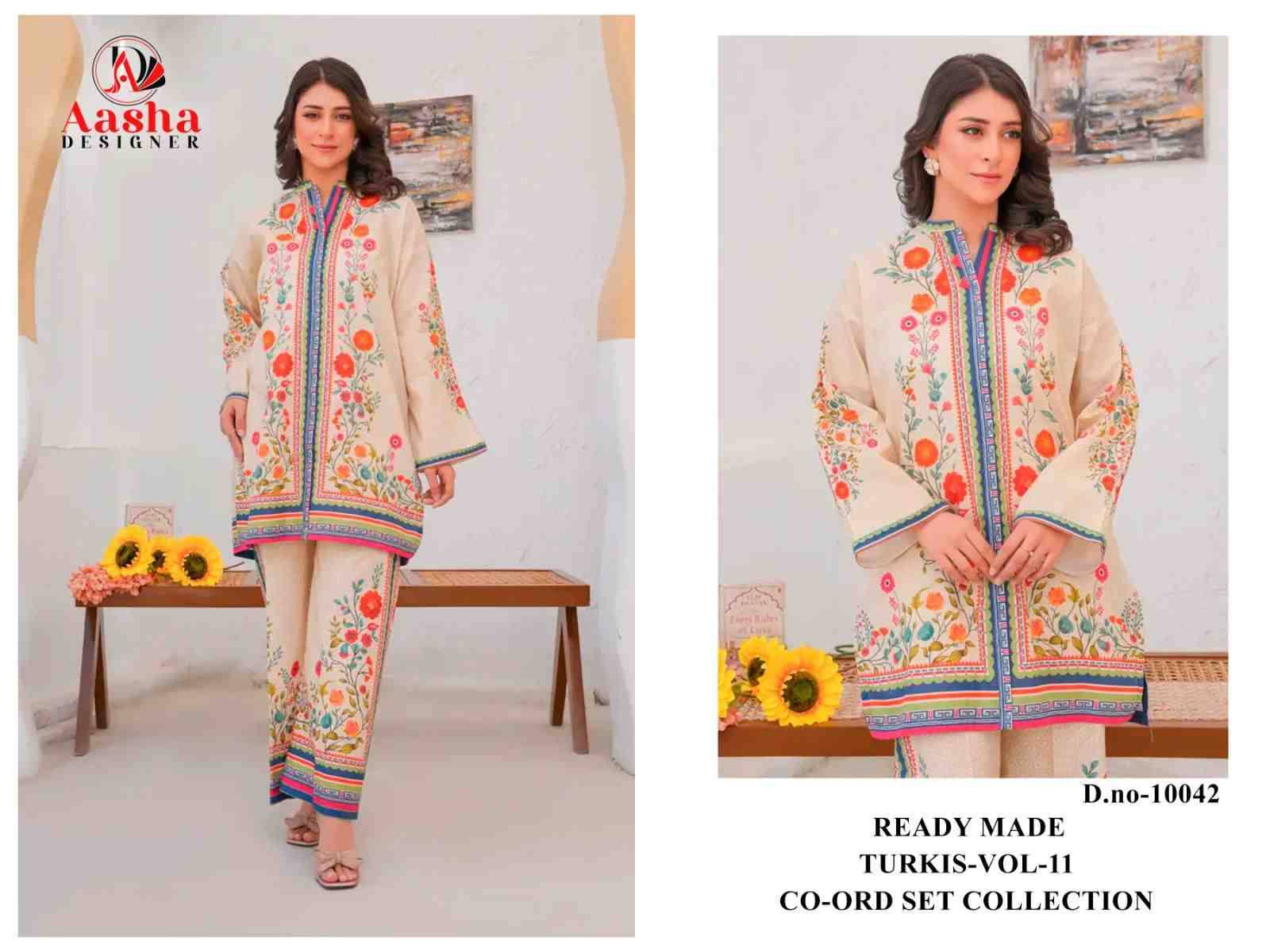 Turkis Vol-11 By Aasha Designer 10041 To 10044 Series Designer Stylish Fancy Colorful Beautiful Casual Wear & Ethnic Wear Modal Satin Co-Ords At Wholesale Price