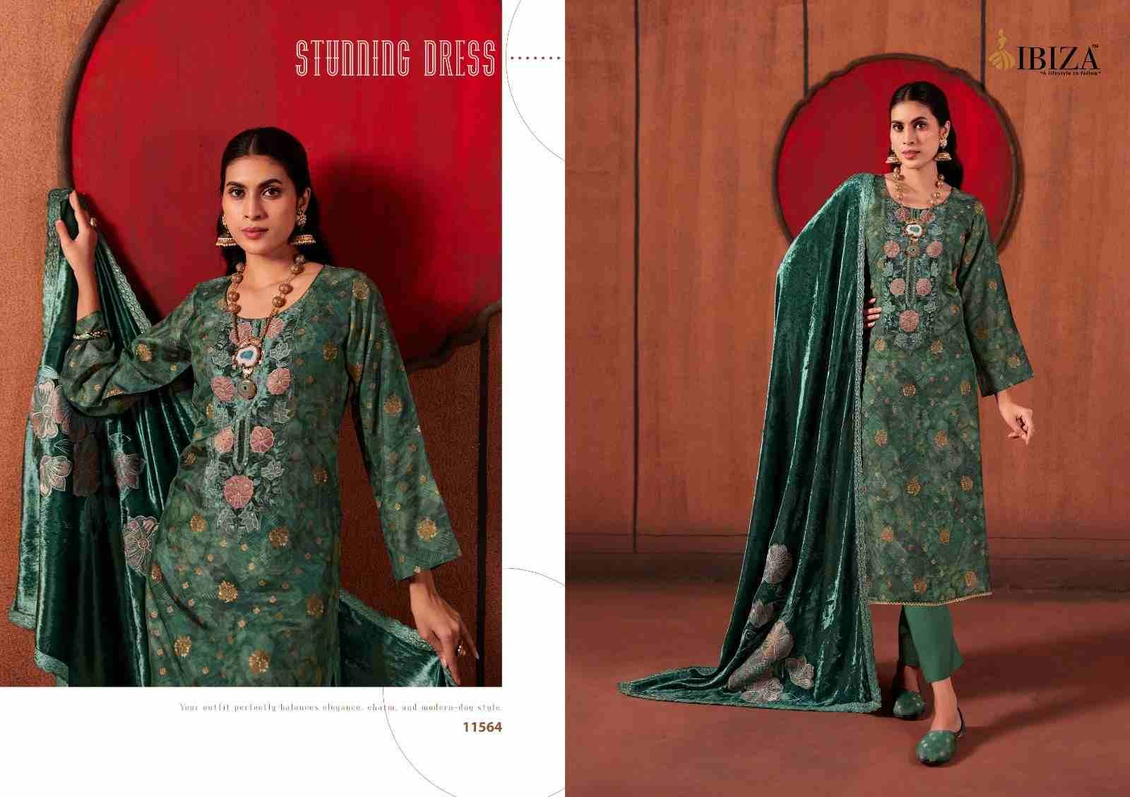 Tatva By Ibiza 11563 To 11566 Series Beautiful Festive Suits Colorful Stylish Fancy Casual Wear & Ethnic Wear Pure Silk Jacquard Dresses At Wholesale Price
