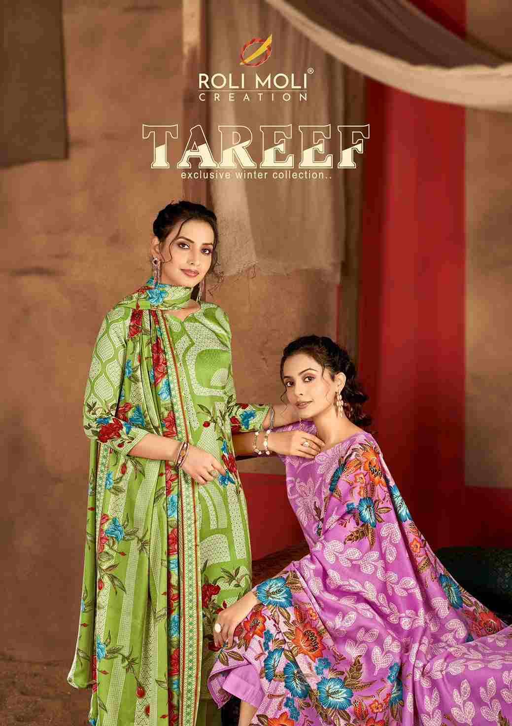 Tareef By Roli Moli 1001 To 1008 Series Beautiful Stylish Festive Suits Fancy Colorful Casual Wear & Ethnic Wear & Ready To Wear Pashmina Dresses At Wholesale Price