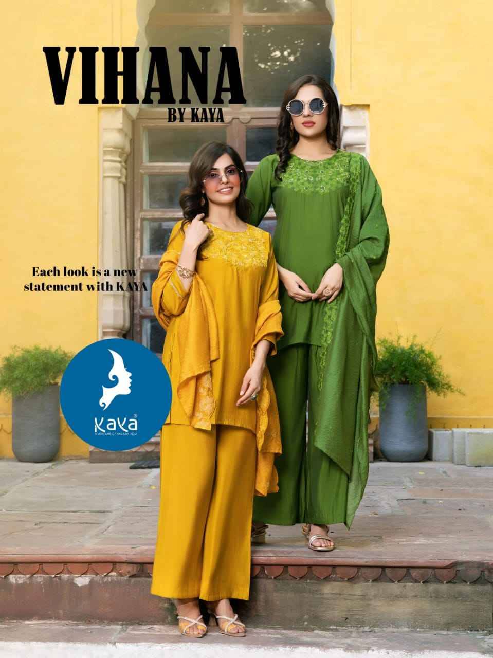 Vihana By Kaya 01 To 06 Series Designer Festive Suits Beautiful Stylish Fancy Colorful Party Wear & Occasional Wear Roman Dresses At Wholesale Price