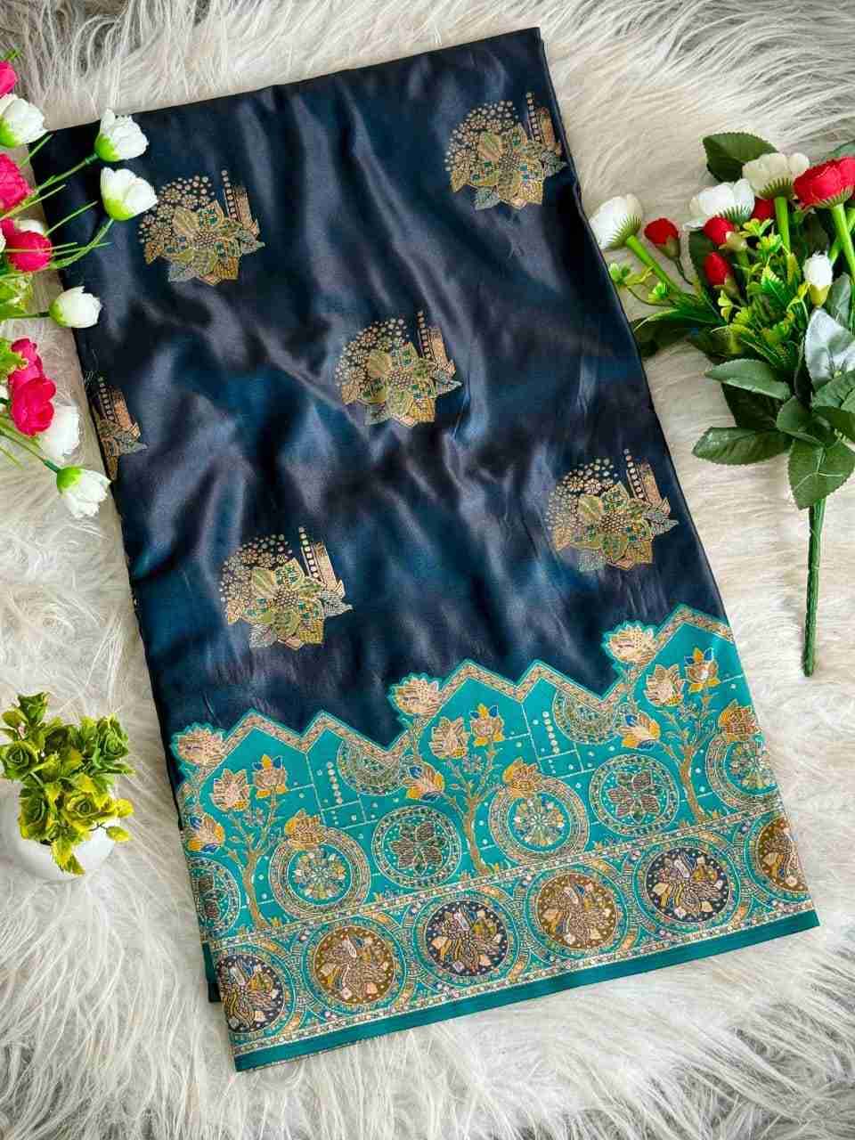 Vv-40 By Fashid Wholesale 01 To 04 Series Indian Traditional Wear Collection Beautiful Stylish Fancy Colorful Party Wear & Occasional Wear Satin Silk Sarees At Wholesale Price